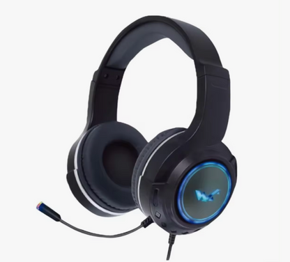 Auriculares gaming con luz RGB
